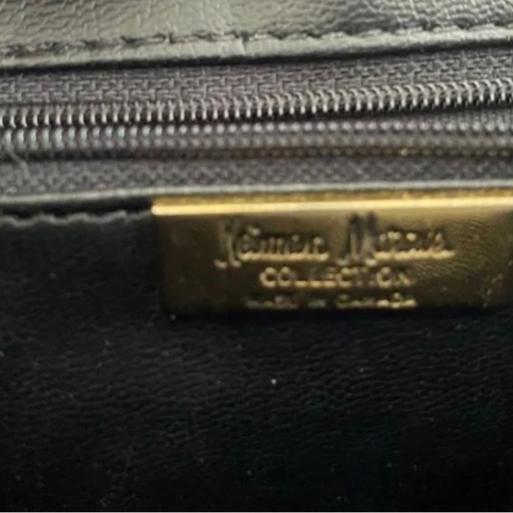 NEIMAN MARCUS VINTAGE GRAY QUILTED SHOULDER OR CR0SSBODY BAG - Picture 3 of 8